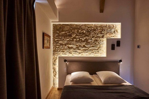 Tête de lit d'ambiance zen
